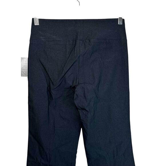 NWT iZ Byer Womens Pull On Mid Rise Bootcut Trouser Dress Pants Black S Stretch - Picture 5 of 10